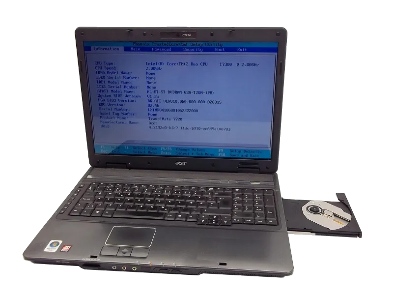 Замена USB порта Acer TravelMate 7720